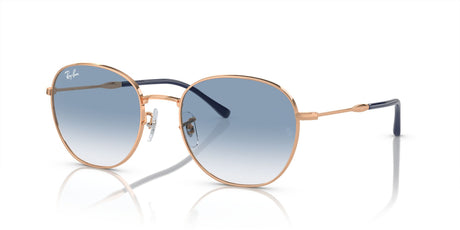 Ray-Ban  0RB3809 92623F 53 Rose Gold/ Light Blue 53 / Crystal / Metal / Metal