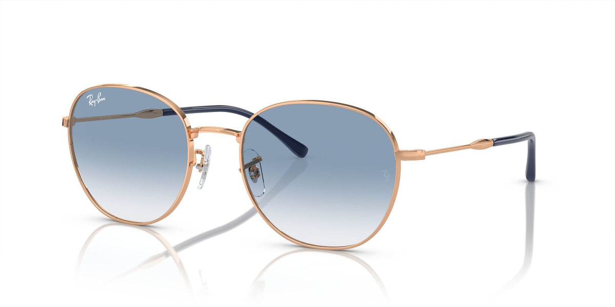 Ray-Ban0RB3809 92623F 55 Rose Gold/ Light Blue 55 / Crystal / Metal / Metal
