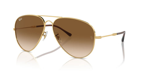 Ray-Ban Old Aviator 0RB3825 001/51 58 Gold/ Clear & Brown