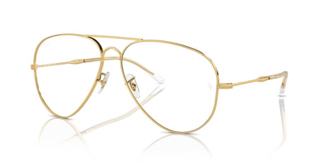 Ray-Ban Old Aviator 0RB3825 001/GG 58 Gold/ Clear/Blue