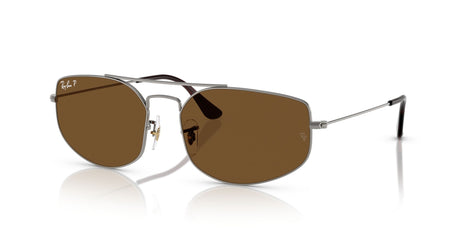 Ray-Ban Explorer 5 0RB3845 004/57 57 Gunmetal/ B-15 Brown