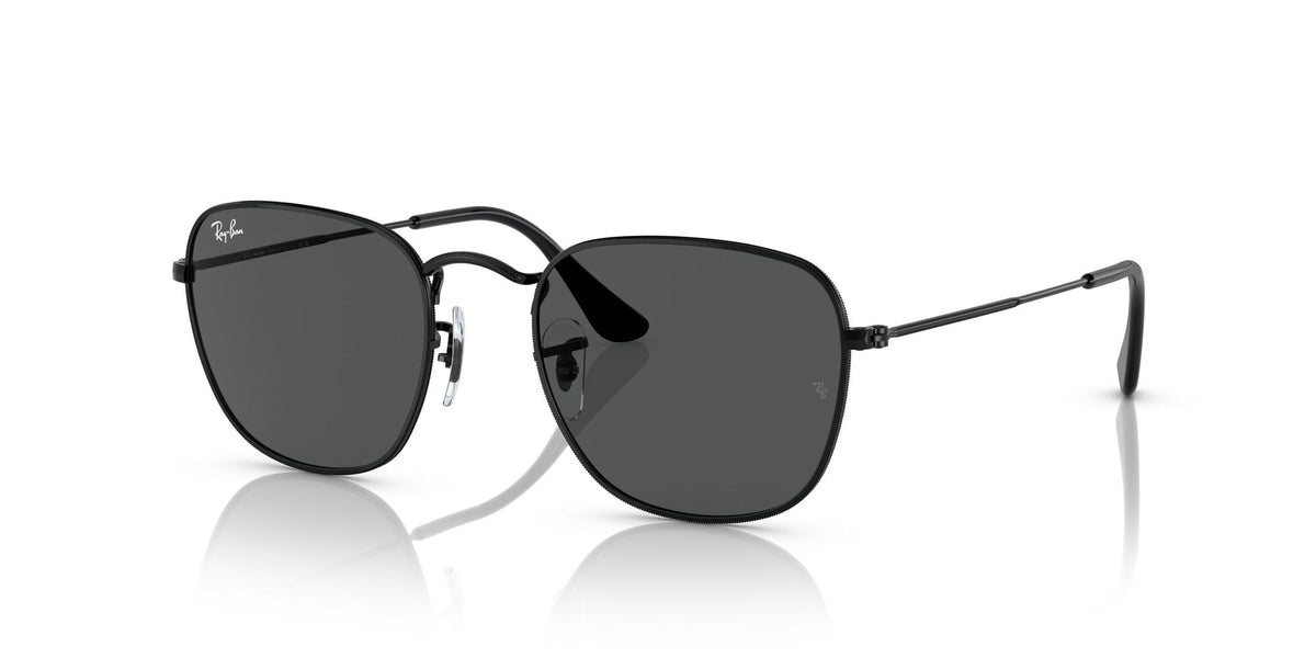 RB 3857 Ray-Ban Frank Black / Clear/Grey 48 48 / Crystal / Metal / Metal