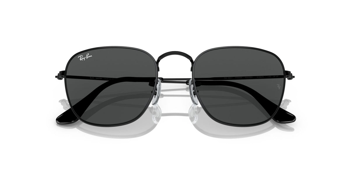 Ray-Ban Frank 0RB3857 002/GH 51 Black/ Clear/Grey 51 / Crystal / Metal / Metal