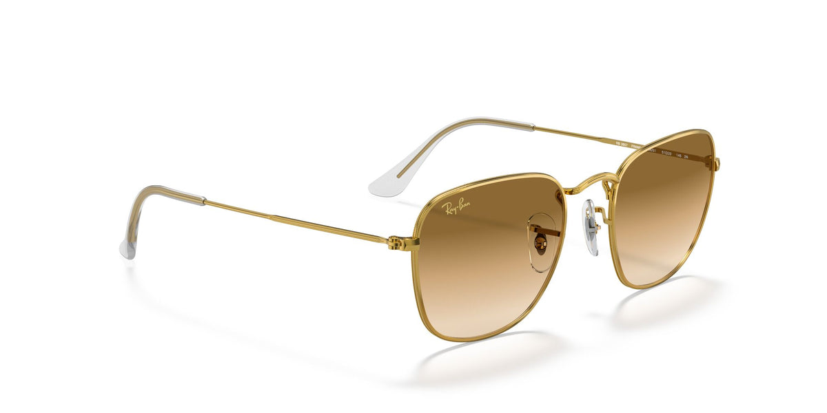 Ray-Ban Frank 0RB3857 919651 51 Gold/ Light Brown Gradient 51 / Crystal / Metal / Metal