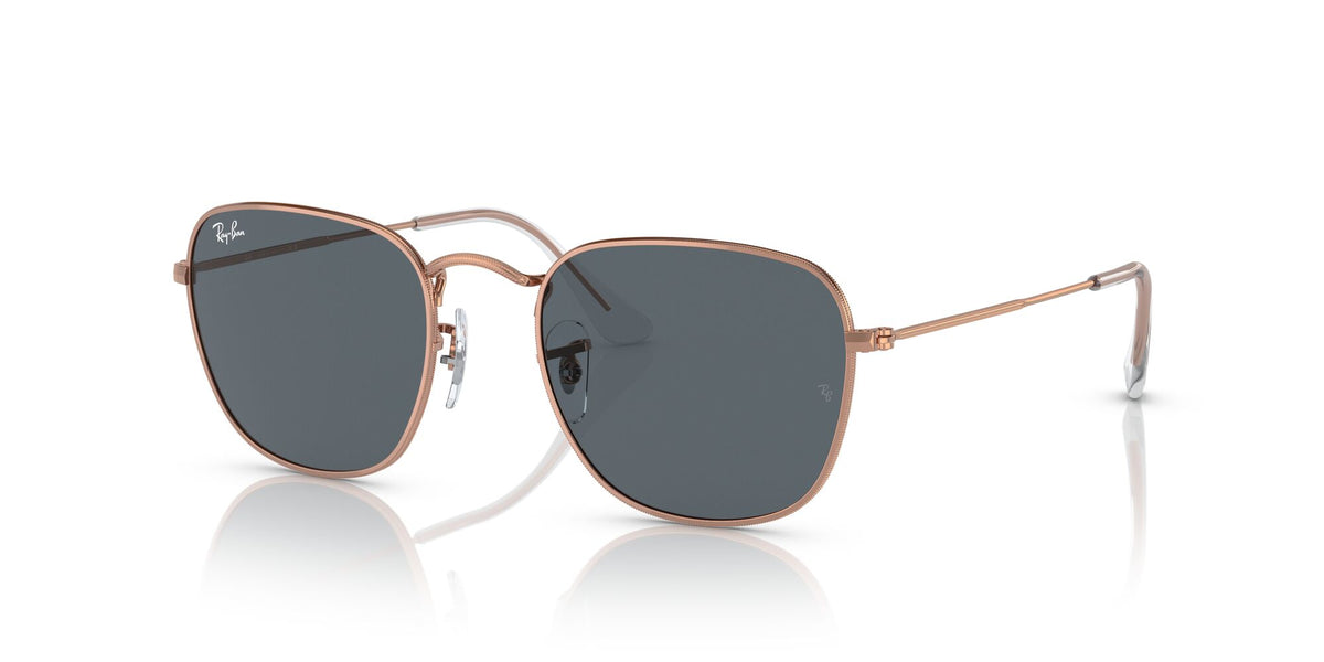 Ray-Ban Frank 0RB3857 9202R5 51 Rose Gold/ Blue 51 / Crystal / Metal / Metal