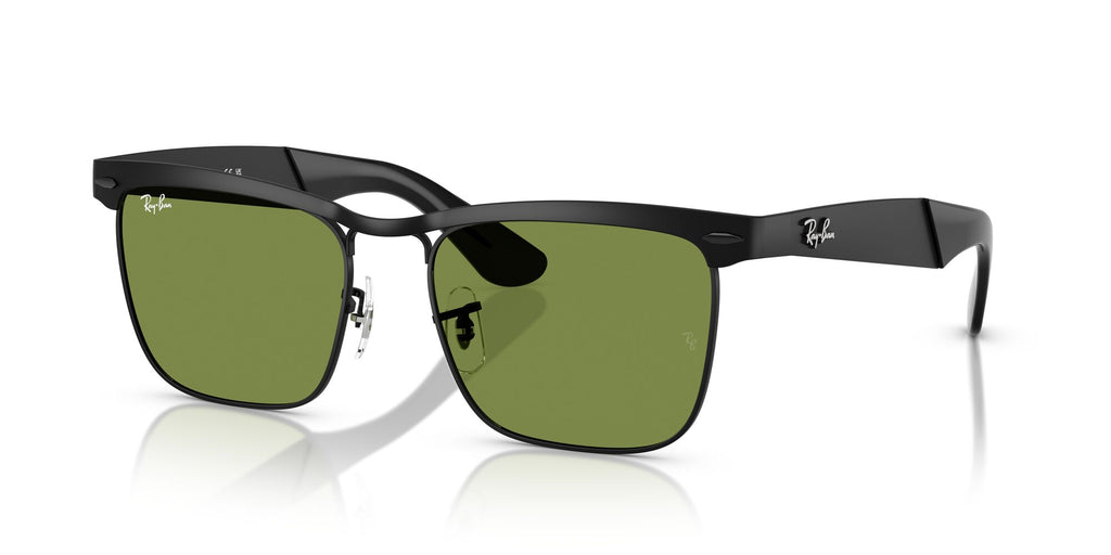 Ray-Ban Wayfarer Deluxe RB3875 006/4E 56 Matte Black / Green