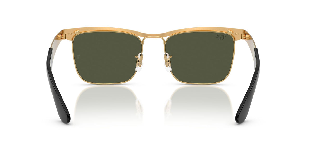 Ray-Ban Wayfarer Deluxe RB3875 927633 53 Sandblasted Legend Gold / Green