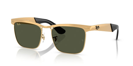 Ray-Ban Wayfarer Deluxe RB3875 927633 53 Sandblasted Legend Gold / Green