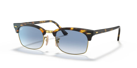 RB 3916 Ray-Ban Clubmaster Square Yellow Havana / Light Blue Gradient 52 52 / Crystal / Acetate / Propionate