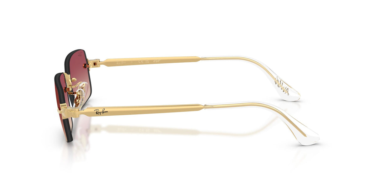 Ray-Ban 0RB39280018H54 Arista Gold/ Clear Gradient Dark Violet