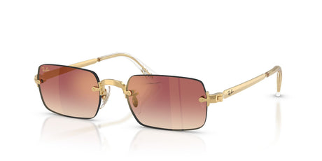 Ray-Ban 0RB39280018H54 Arista Gold/ Clear Gradient Dark Violet