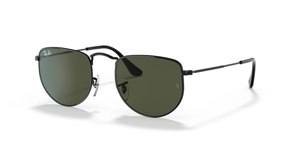 Ray-Ban Elon 0RB3958 002/31 47 Black/ Green Classic G-15 47 / Crystal / Metal