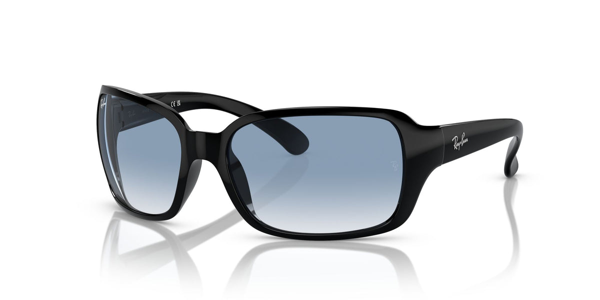 Ray-Ban Rb4068 0RB4068 601/3F 60 Black/ Blue 60 / Crystal / Nylon / Nylon