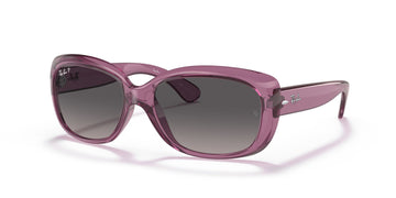 Ray-Ban Jackie Ohh 0RB4101 6591M3 58 Transparent Violet/ Grey Gradient Polar 58 / Crystal / Nylon / Nylon