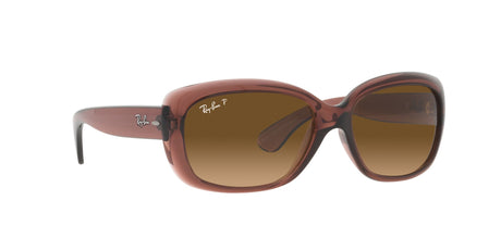 Ray-Ban Jackie Ohh 0RB4101 6593M2 58 Transparent Dark Brown/ Brown Gradient Polar 58 / Crystal / Nylon / Nylon