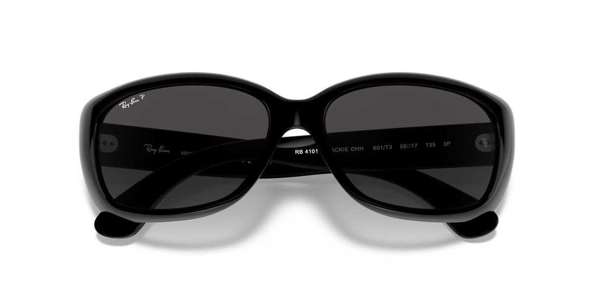 Ray-Ban Jackie Ohh 0RB4101 601/T3 58 Black/ Grey 58 / Polycarbonate / Nylon / Nylon