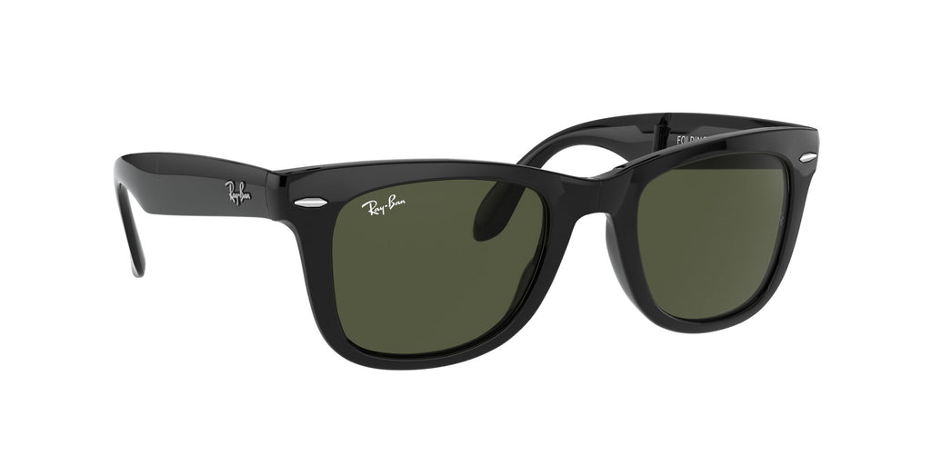 Ray-Ban Folding Wayfarer 0RB4105 601 50 Black/ Green
