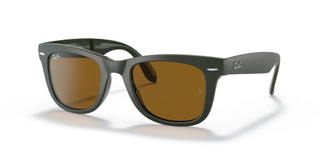 Ray-Ban Folding Wayfarer 0RB4105 657533 50 Military Green/ Brown