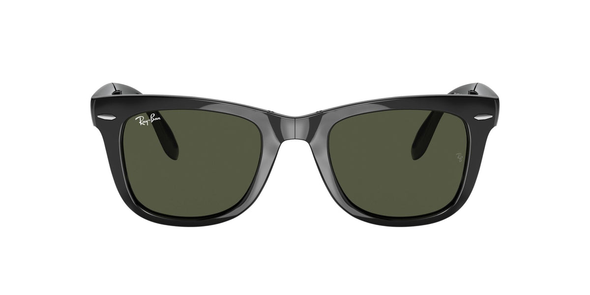 Ray-Ban Folding Wayfarer 0RB4105 601S 50 Black/ Green