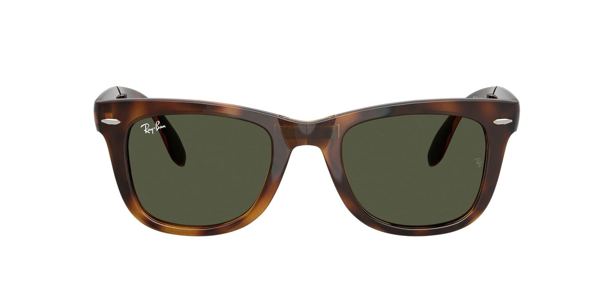 Ray-Ban Folding Wayfarer 0RB4105 710 50 Light Havana/ Brown - Blue Star Eyewear