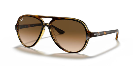 Ray-Ban Cats 5000 0RB4125 710/51 59 Light Havana/ Light Brown Gradient 59 / Crystal / Injected / Nylon