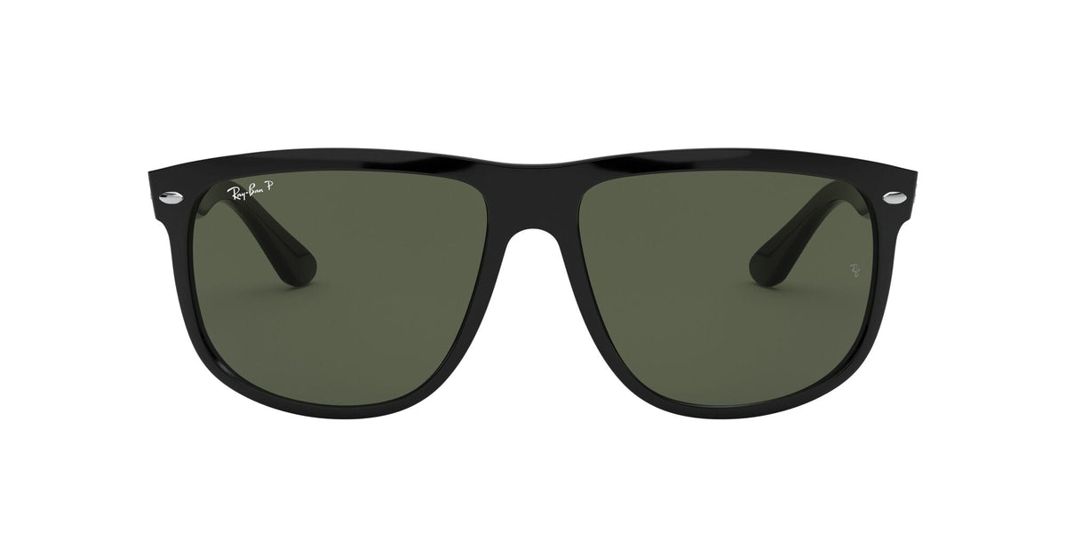Ray-Ban Boyfriend 0RB4147 601/58 60 Black/ Dark Green - Blue Star Eyewear