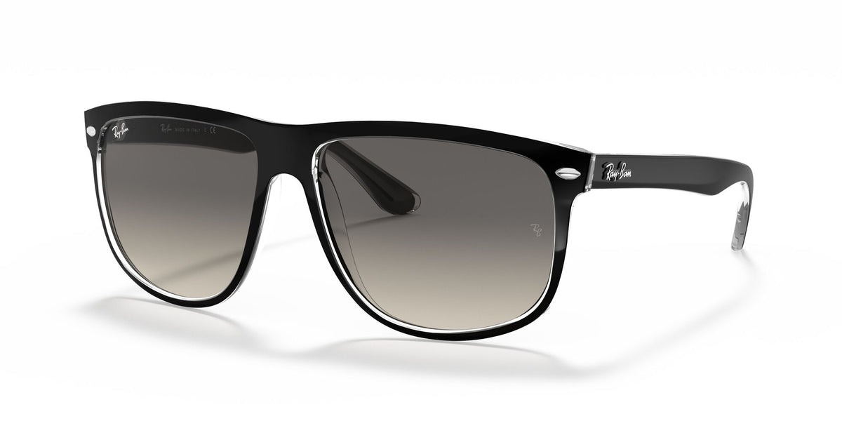 Ray-Ban Boyfriend 0RB4147 603971 60 Black On Transparent/ Grey Gradient 60 / Polycarbonate / Nylon / Nylon