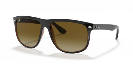 Ray-Ban Boyfriend 0RB4147 609585 60 Black On Brown/ Brown Gradient 60 / Polycarbonate / Nylon / Nylon