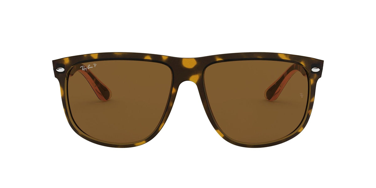 Ray-Ban Boyfriend 0RB4147 710/57 60 Light Havana/ Brown - Blue Star Eyewear
