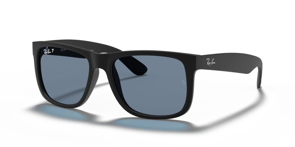 Ray-Ban Justin 0RB4165 622/2V 55 Black/ Dark Blue 55 / Polycarbonate / Nylon / Nylon