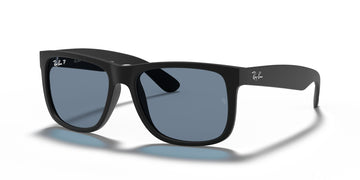 Ray-Ban Justin 0RB4165 622/2V 55 Black/ Dark Blue 55 / Polycarbonate / Nylon / Nylon