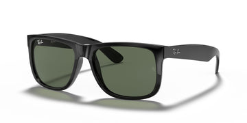 Ray-Ban Justin 0RB4165F 601/71 55 Black/ Green Classic G-15 55 / Polycarbonate / Nylon / Nylon