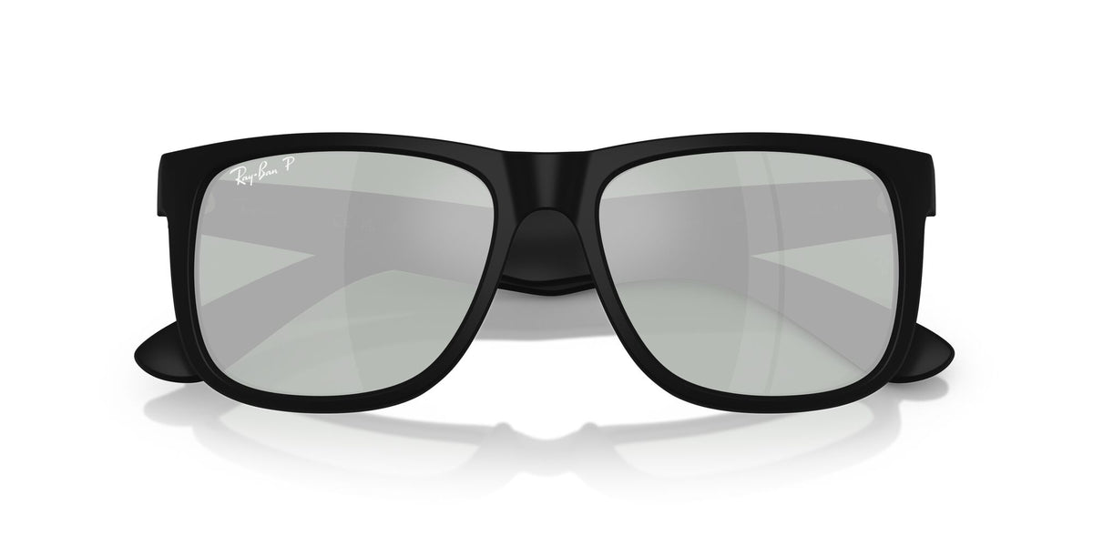 Ray Ban 0RB4165 622/Y4 51 Black/ Green Mirror Silver Polarised