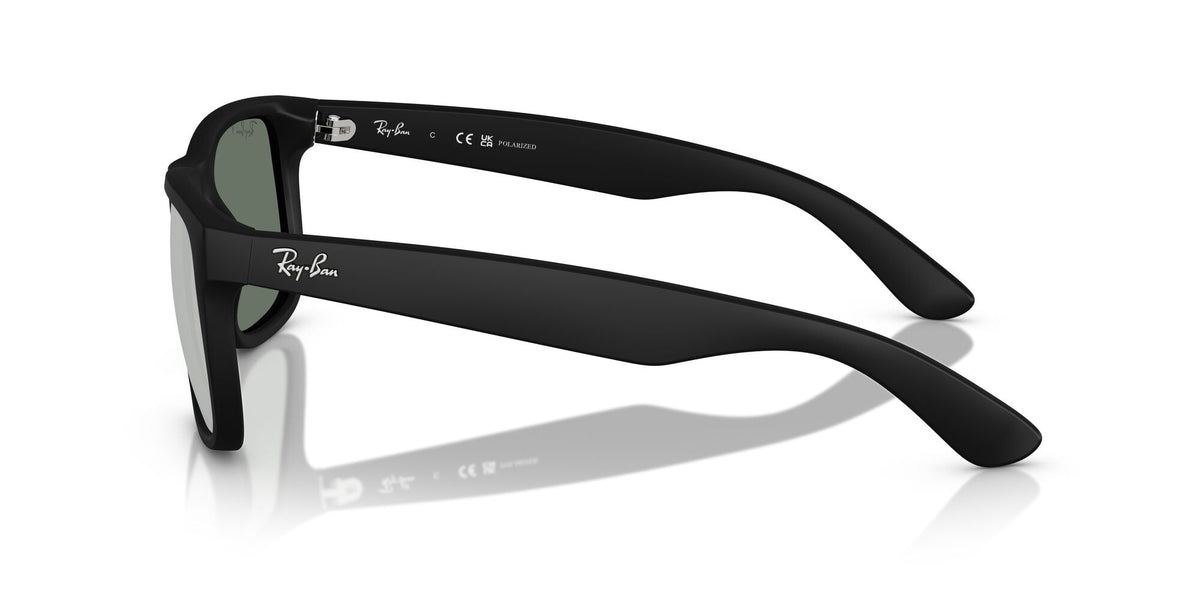 Ray Ban 0RB4165 622/Y4 51 Black/ Green Mirror Silver Polarised