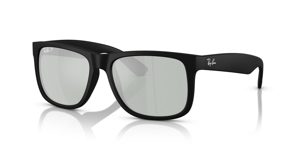 Ray Ban 0RB4165 622/Y4 51 Black/ Green Mirror Silver Polarised