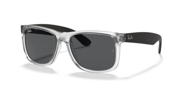 Ray-Ban Justin 0RB4165 651287 55 Transparent/ Grey 55 / Polycarbonate / Nylon / Nylon