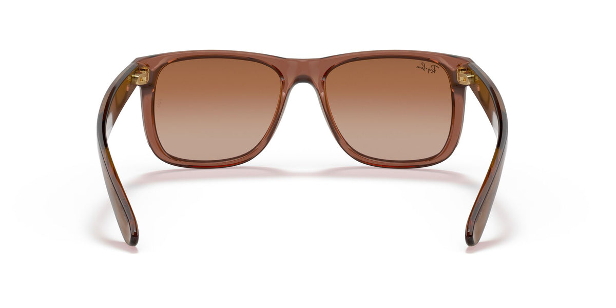 Ray-Ban 0RB4165 #6594/13 Justin Transparent Light Brown / Brown Size: 55 (Category: 2N) 55 / Polycarbonate / Nylon / Nylon