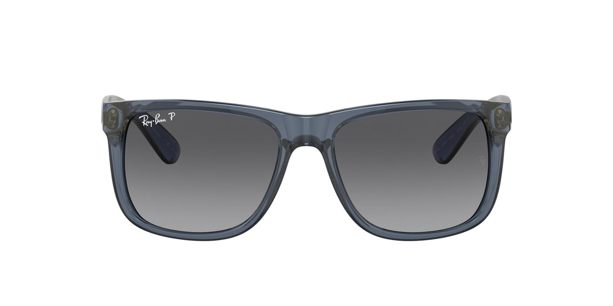 Ray-Ban Justin 0RB4165 6596T3 55 Transparent Blue/ Grey - Blue Star Eyewear
