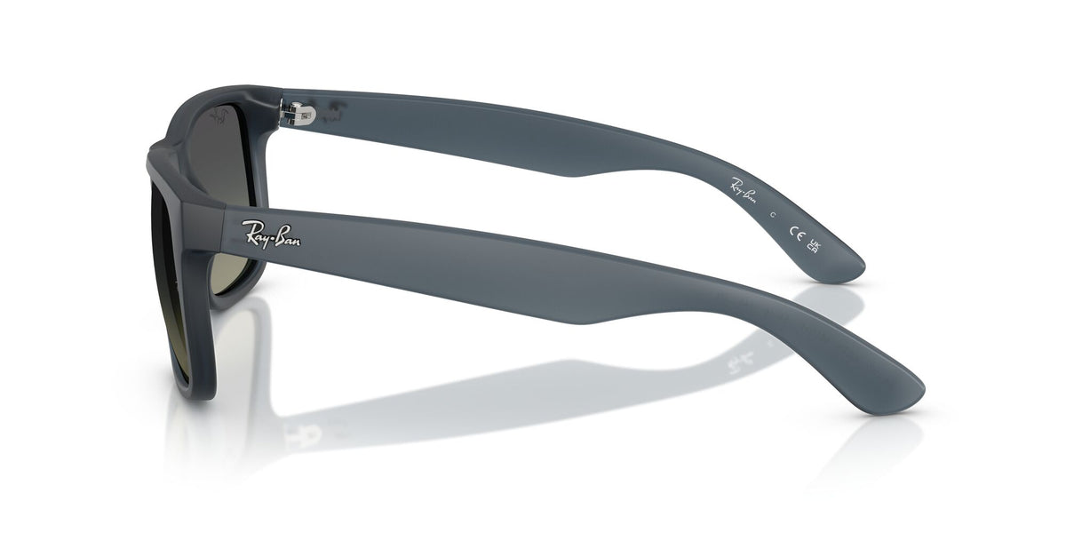 Ray-Ban Justin RB4165 681311 55 Rubber Blue / Gradient Grey