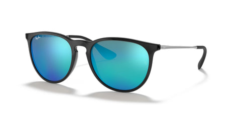 Ray-Ban Erika 0RB4171 601/55 54 Black/ Blue Mirror 54 / Polycarbonate / Nylon / Metal