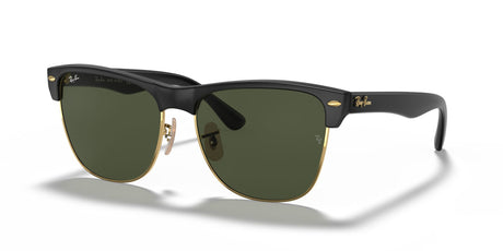 Ray-Ban Clubmaster Oversized 0RB4175 877 57 Black On Gold/ Green 57 / Crystal / Nylon / Nylon