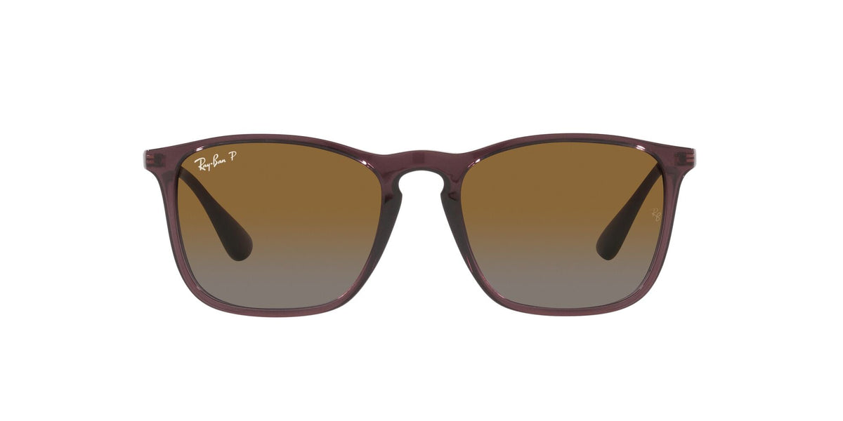 Ray-Ban Chris 0RB4187 6593T5 54 Transparent Brown/ Brown - Blue Star Eyewear