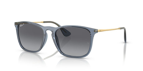 Ray-Ban Chris 0RB4187F 6592T3 54 Transparent Blue/ Grey 54 / Polycarbonate / Injected / Metal