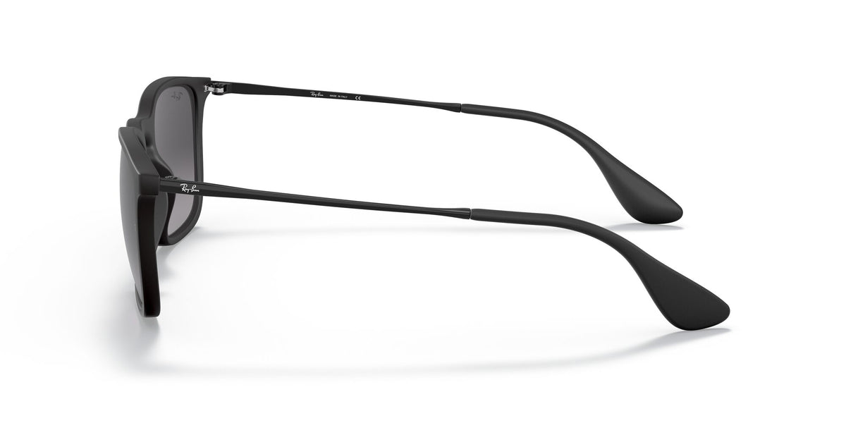 Ray-Ban Chris 0RB4187 622/8G 54 Black/ Light Grey Gradient Dark Grey 54 / Polycarbonate / Injected / Metal