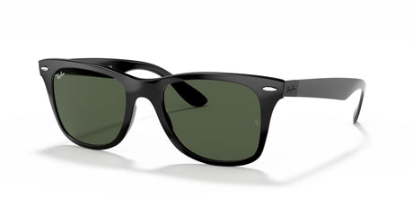Ray-Ban Wayfarer Liteforce 0RB4195 601/71 52 Black/ Green Classic 52 / Polycarbonate / Peek / Metal