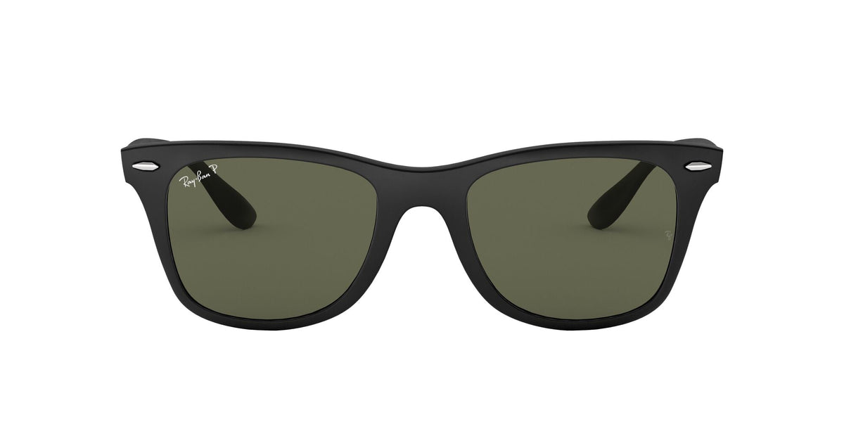 Ray-Ban Wayfarer Liteforce 0RB4195 601S9A 52 Black/ Green - Blue Star Eyewear