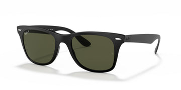 Ray-Ban Wayfarer Liteforce 0RB4195 601S9A 52 Black/ Green 52 / Polycarbonate / Peek / Metal