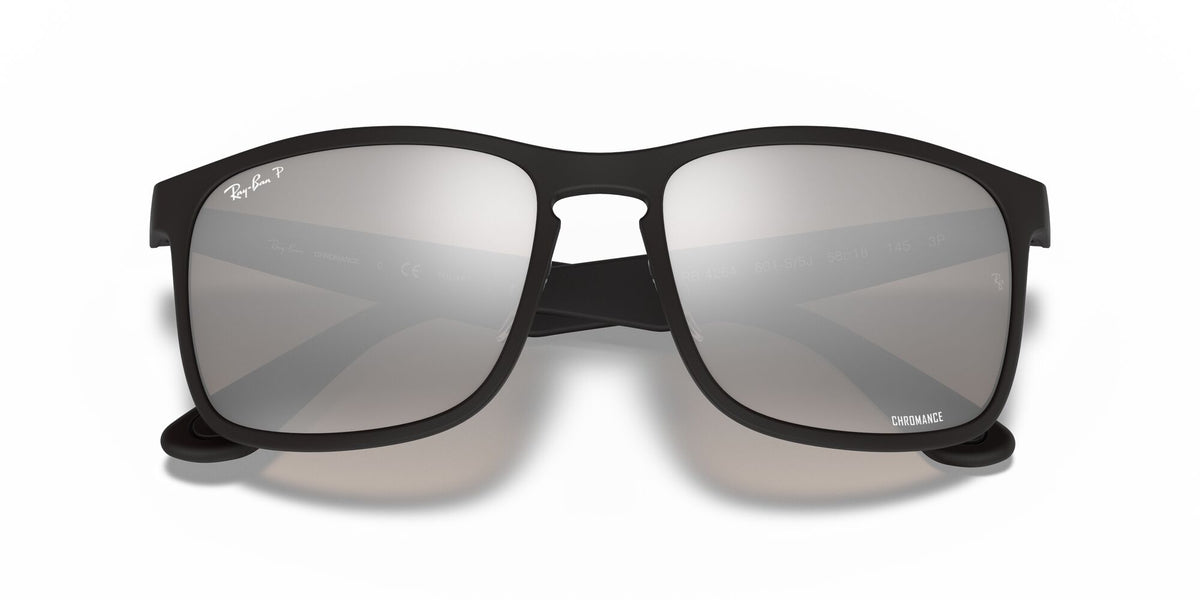 Ray-Ban 0RB4264 601-S/5J 58 Matt Black W/Grey Mirror Silver