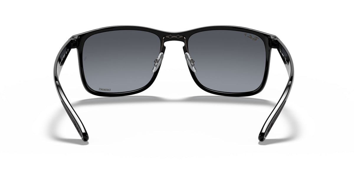 Ray-Ban0RB4264 601/J0 58 Gloss Black/ Blue Mirror Gold Gradient
