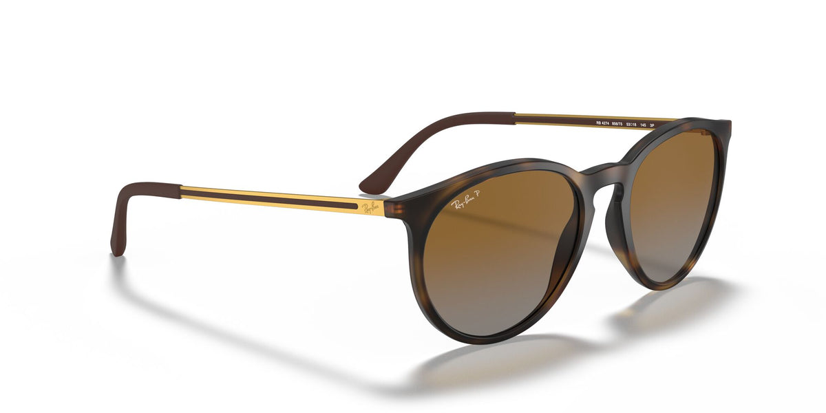 RB 4274 Ray-BanHavana / Polarised Brown Gradient 53 53 / Polycarbonate / Nylon / Injected
